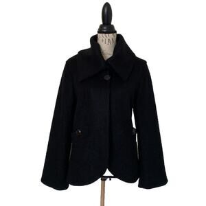 Eva Franco Womens Open Front Coat Size 8